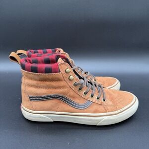 Vans Sk8 Hi Mte Shoes Men's Sz 7 Glazed Ginger Suede Scotchgard 3M Skate Shoes